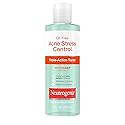 Neutrogena Oil-Free Acne-Fighting Stress Control Triple-Action Facial Toner, Soothing and Refreshing Toner with Salicylic Acid Acne Medicine, Green Beauty & Personal Care Neutrogena