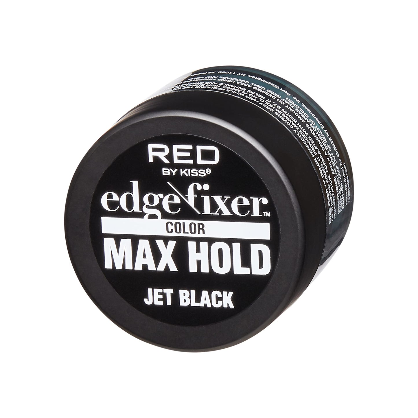 Red by Kiss Color Edge Fixer 24HR Max Hold Edge Control Pomade for Fly Away and Edge Frizz Hair (Jet Black) (30mL) Beauty & Personal Care Red by Kiss