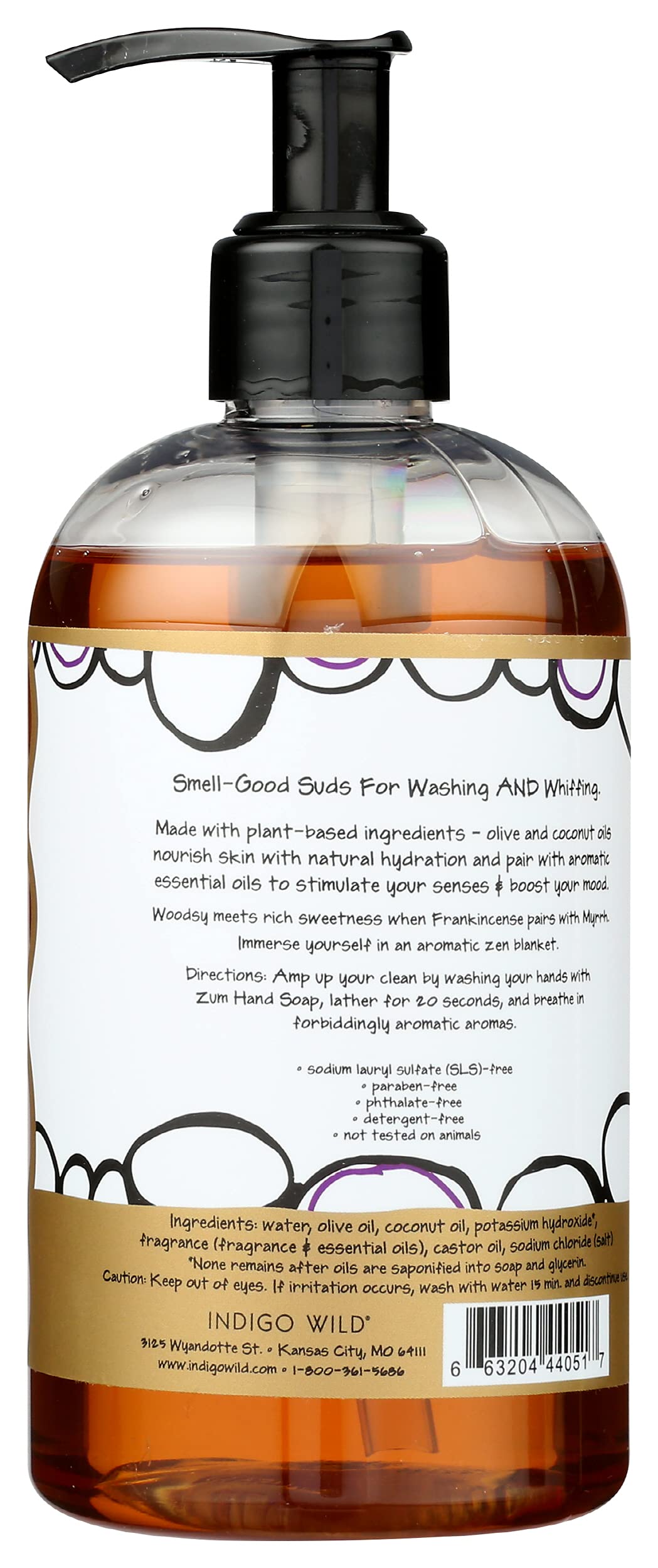 Zum, Soap Hand Frankincense And Myrrh, 12 Fl Oz Beauty & Personal Care Zum