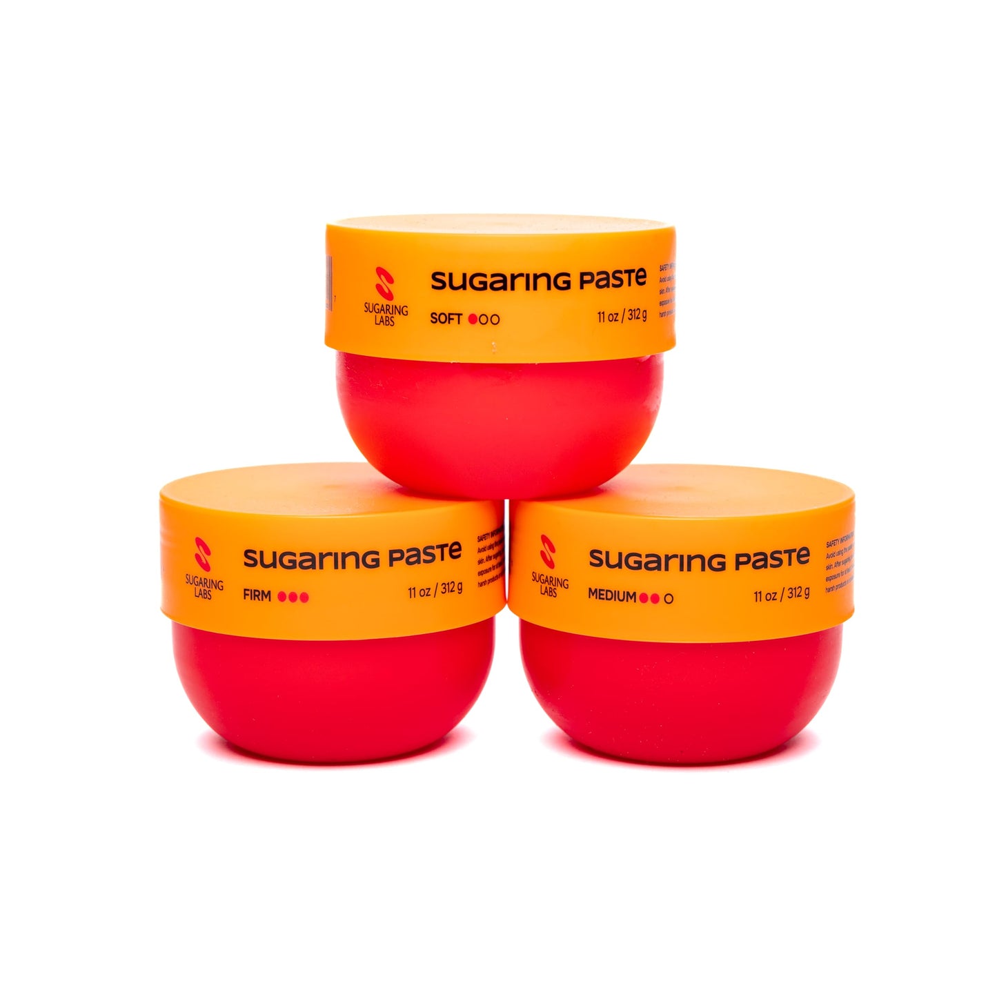 MEDIUM Sugaring Paste for HOME USE 11oz / 312g. Sugar Wax for ALL HAIR TYPES, legs, arms, face. Beauty and Personal Care Sugaring Labs
