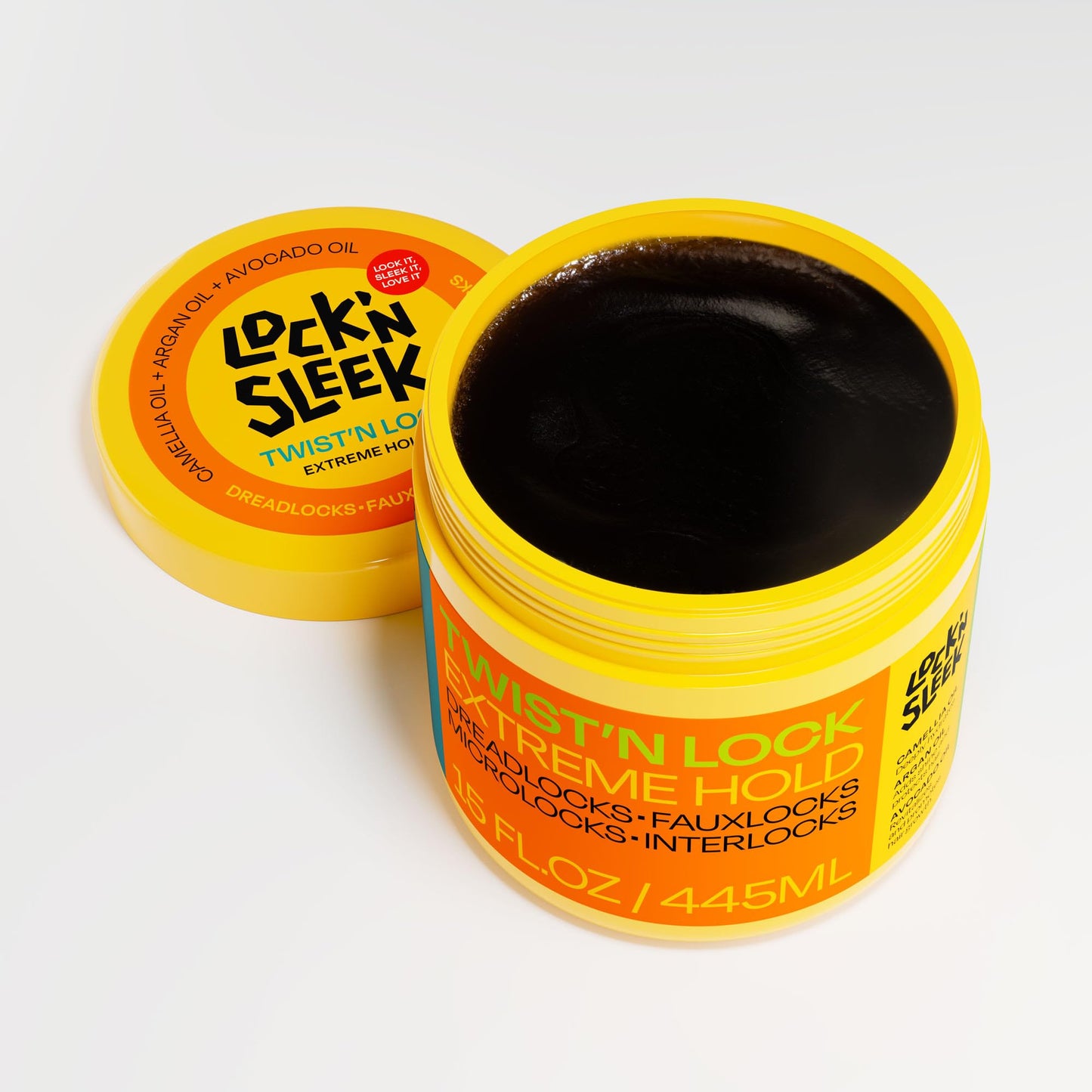 LOCK'N SLEEK Braiding Gel, Extreme Hold Braid, Loc, and Twist, Flake-Free, Tames Frizz, and Contol Edge (15 Fl Oz (Pack of 1)) Beauty & Personal Care LOCK'N SLEEK