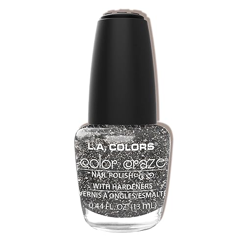 L.A. COLORS Color Craze Nail Polish, Sparkling Diamonds CNP446 Beauty & Personal Care L.A. COLORS