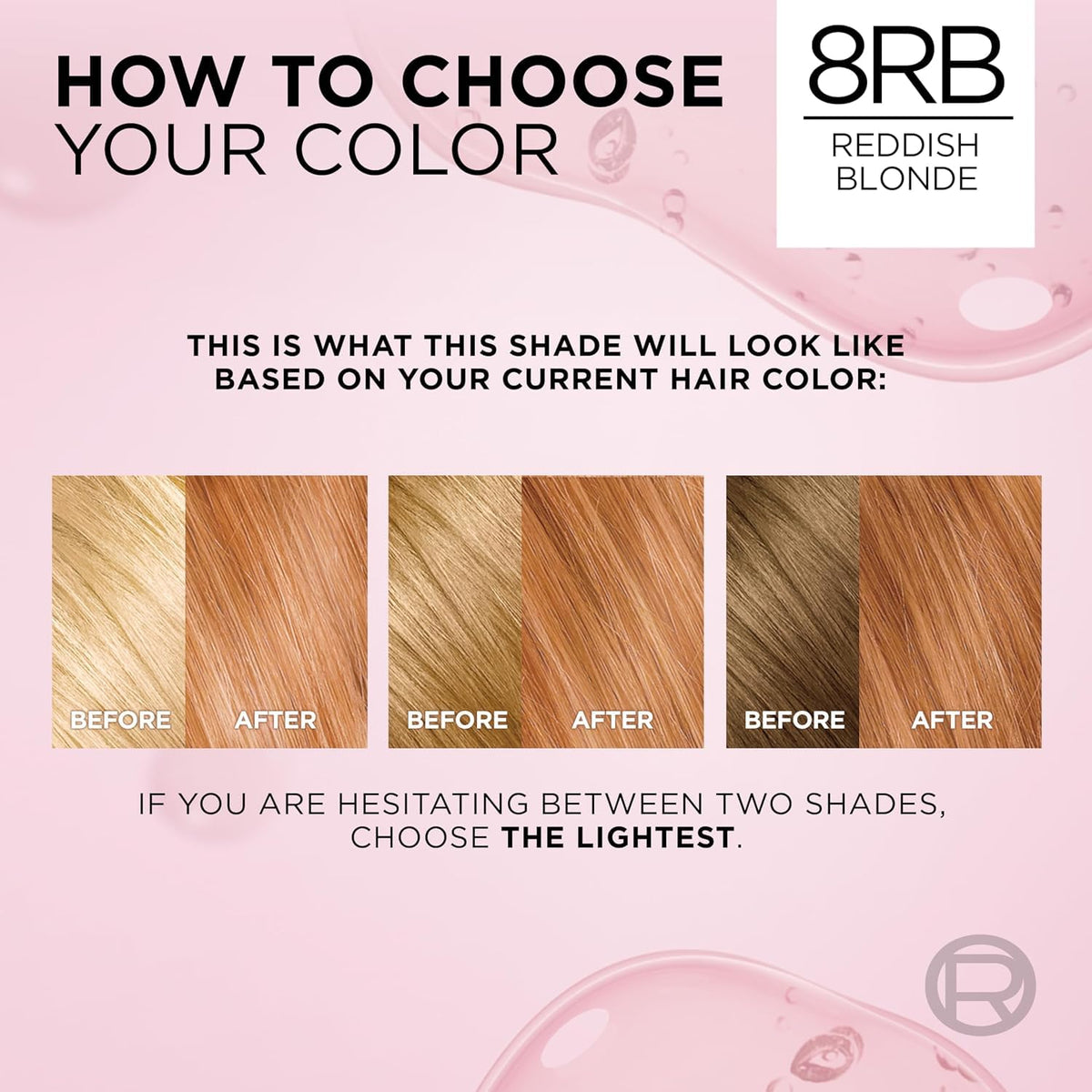 L'Oreal Paris Excellence Creme Permanent Triple Care Hair Color 8RB Medium Reddish Blonde