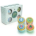Pursonic Bath Bombs Gift Set - 4 Pcs Essential Oils Bath Bombs for Women - Spa Fizzies, Relaxation Christmas Gifts for Women (Berry Bliss, Holiday… Beauty & Personal Care Pursonic