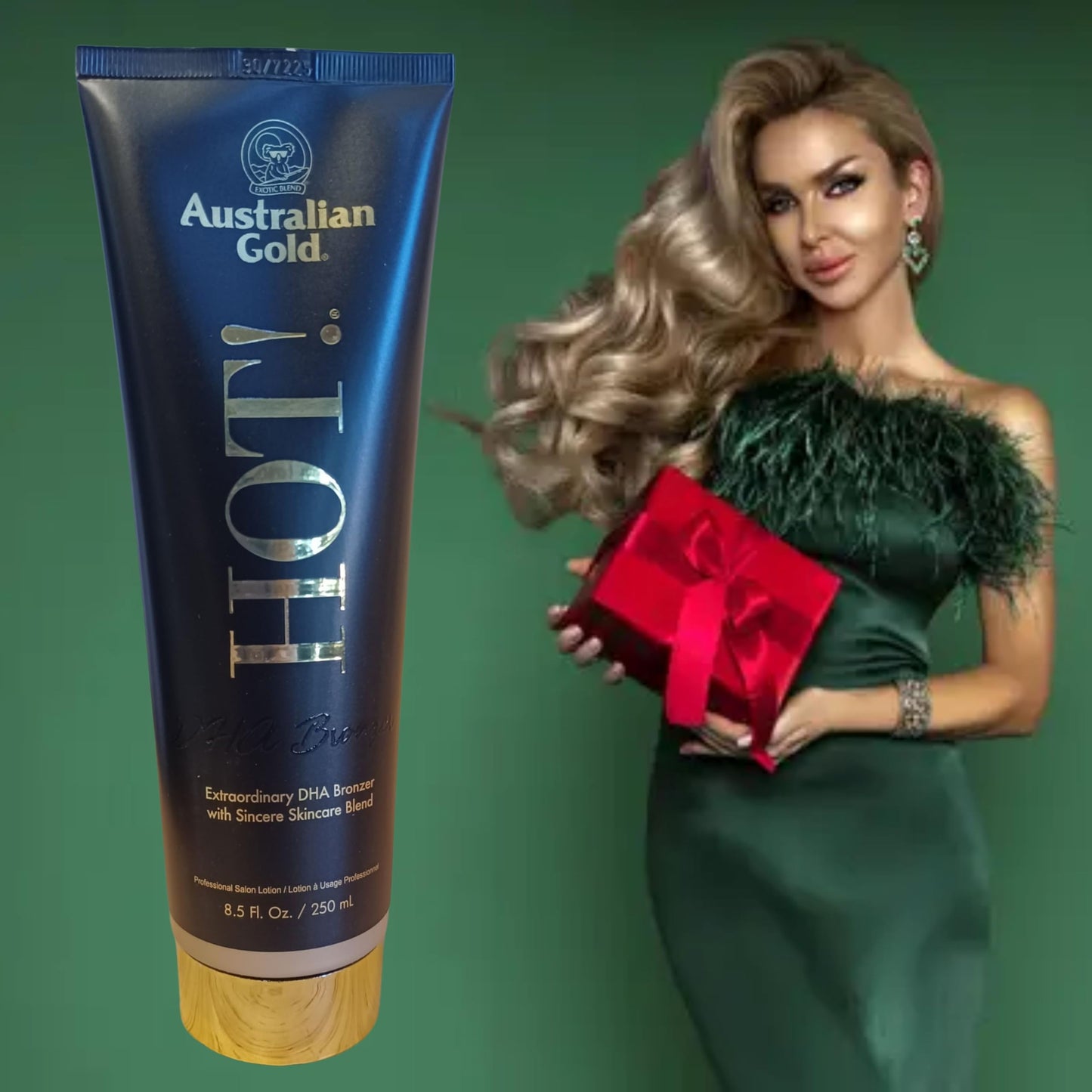 Australian Gold Hot! Bronze Extraordinary DHA Bronzer - 8.5 ounces, Tanning Lotion for Indoor or Outdoor use HOT! Black DHA Bronzer Beauty & Personal Care Australian Gold