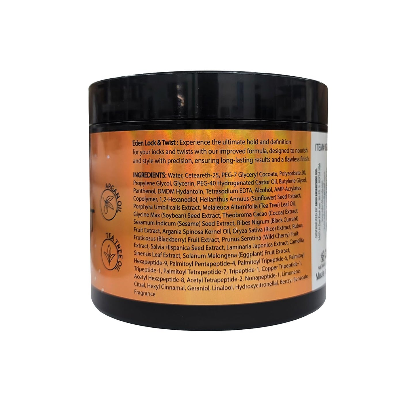 EDEN Lock and Twist Super Extreme Hold Pomade for Faux Locs, Dreadlocks, Microlocks, and Interlocks (15 fl. oz. (444 ml)) Beauty & Personal Care EDEN