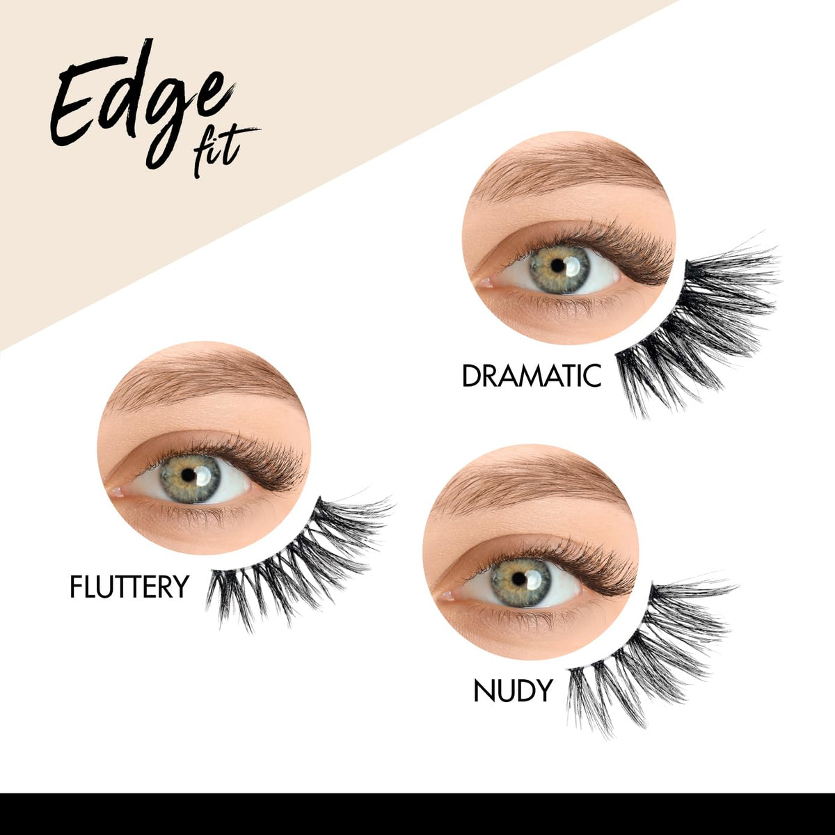 i-ENVY Half Lashes, Edge Fit False Eyelashes Natural Dramatic Look Wispy Cat Eye Clear Band Fluffy Volume Soft Strip Short Half Fake Eyelashes Light Beauty & Personal Care i•ENVY