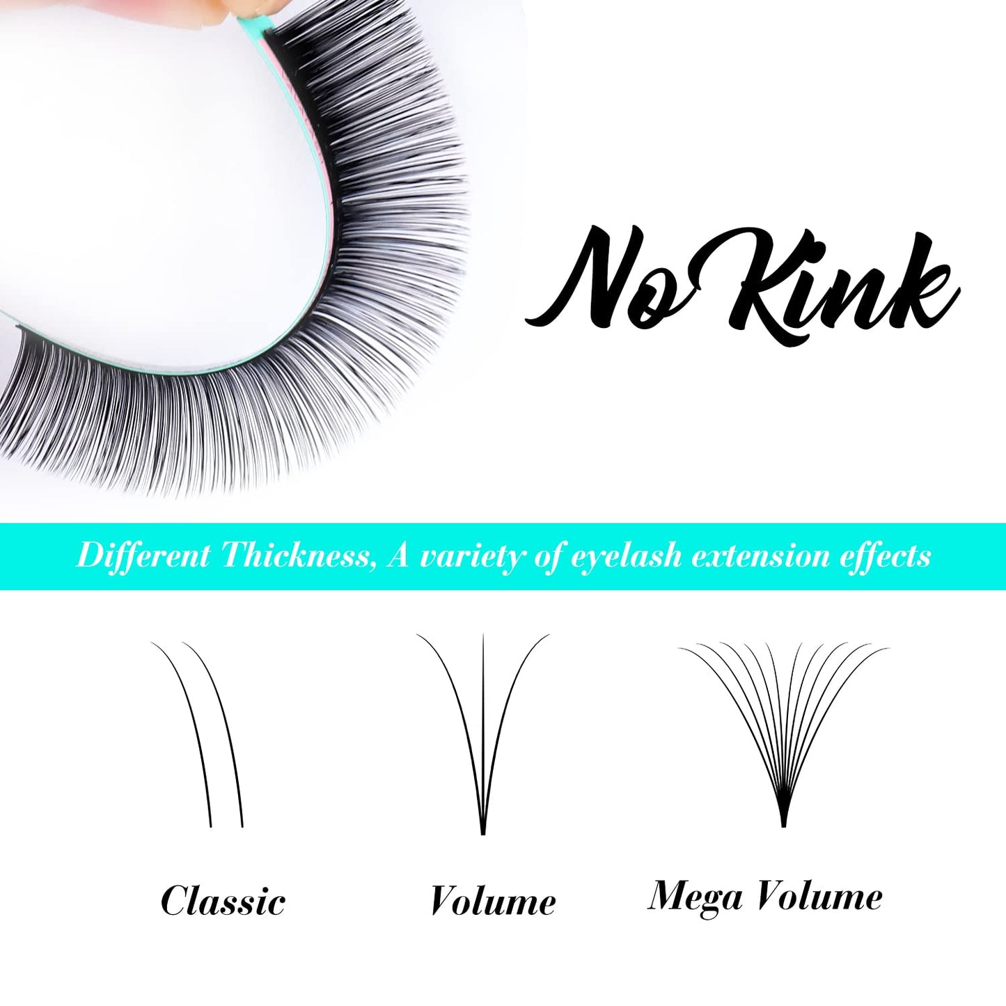 Eyelash Extensions 0.07 CC Curl 8-14mm Lash Extensions Supplies Individual Lashes Premium Silk Volume & Classic Lash Soft Matte Dark Professional Beauty & Personal Care VAVALASH