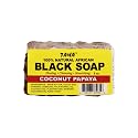 Taha African Black Soap Bar, Organic & 100% Natural, Soothing & Moisturizing, Healthy Cleansing - Great for Blemishes, Acne, Dry Scalp, and More Beauty & Personal Care Taha