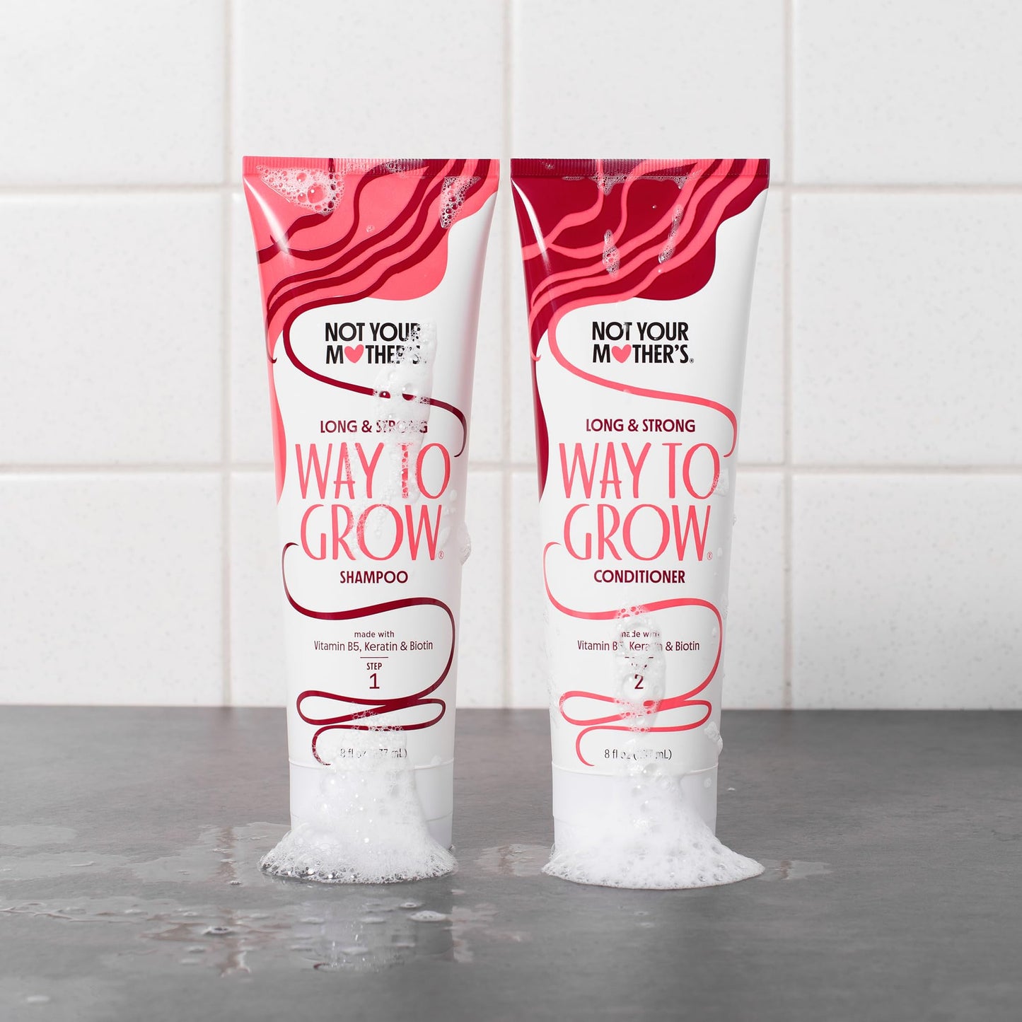 Not Your Mother's Way to Grow Shampoo and Conditioner (2-Pack) - 8 fl oz - Ideal for All Hair Types - Helps Cleanse, Moisturize, and Hydrate Dry Beauty & Personal Care Not Your Mother's