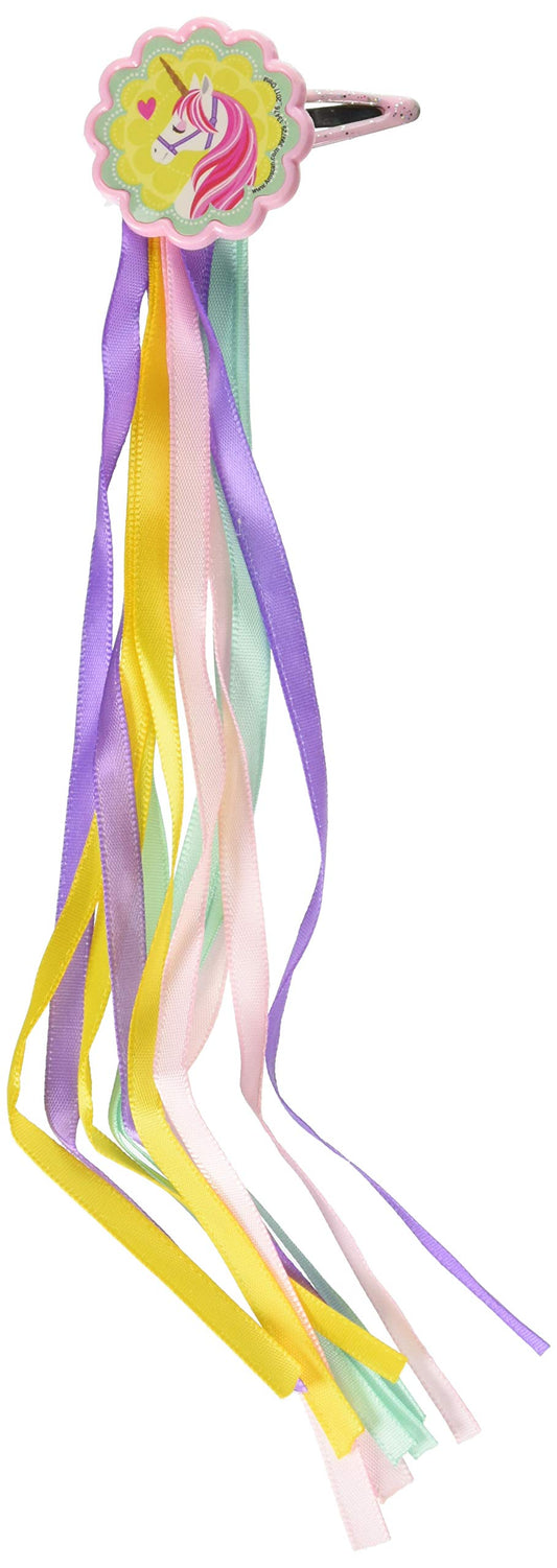 Amscan Party Supplies Magical Unicorn Hair Clips, One Size, Multicolor