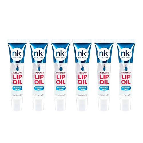 Nicka K Hydrating Lip Oil Nourishing Glass (GLOSS-6PK) Beauty & Personal Care NICKA K NEW YORK