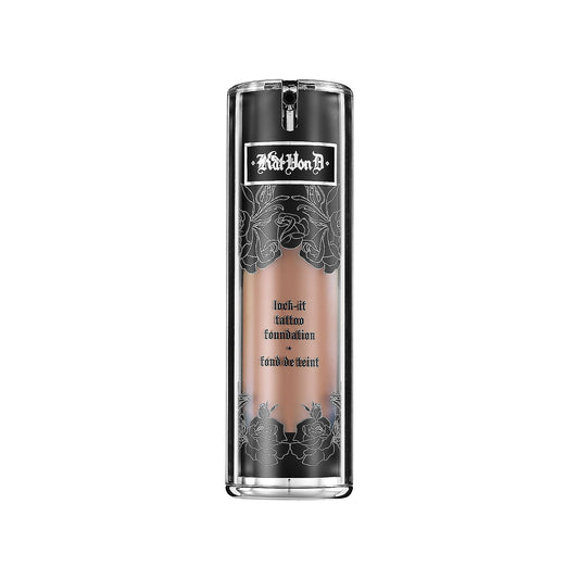 KVD Beauty Lock-It Full-Coverage Long-Wear Matte Liquid Foundation Deep 74 Warm Beauty & Personal Care Kat Von D