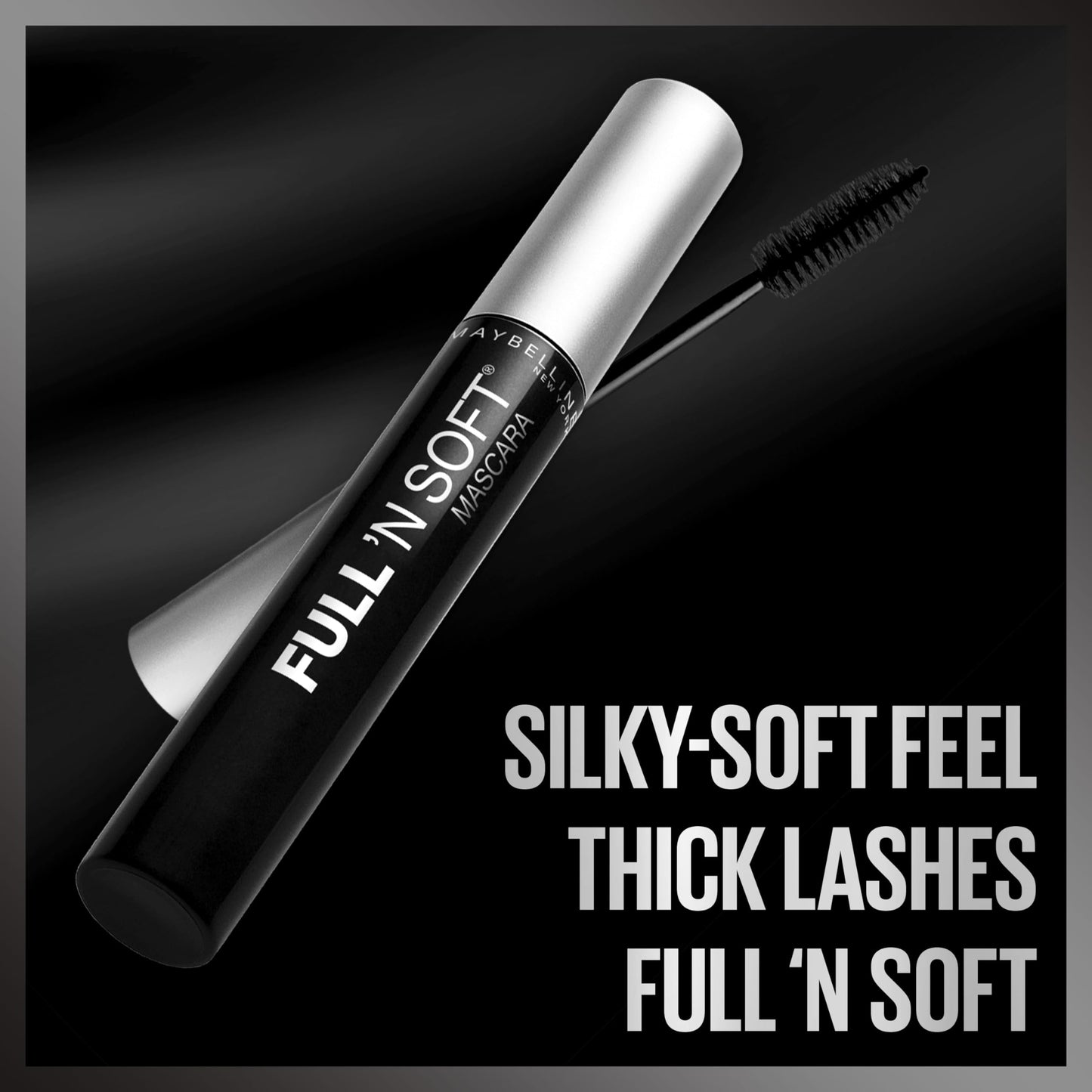 Maybelline Full 'N Soft Waterproof Mascara, Very Black, 1 Count Beauty & Personal Care MAYBELLINE