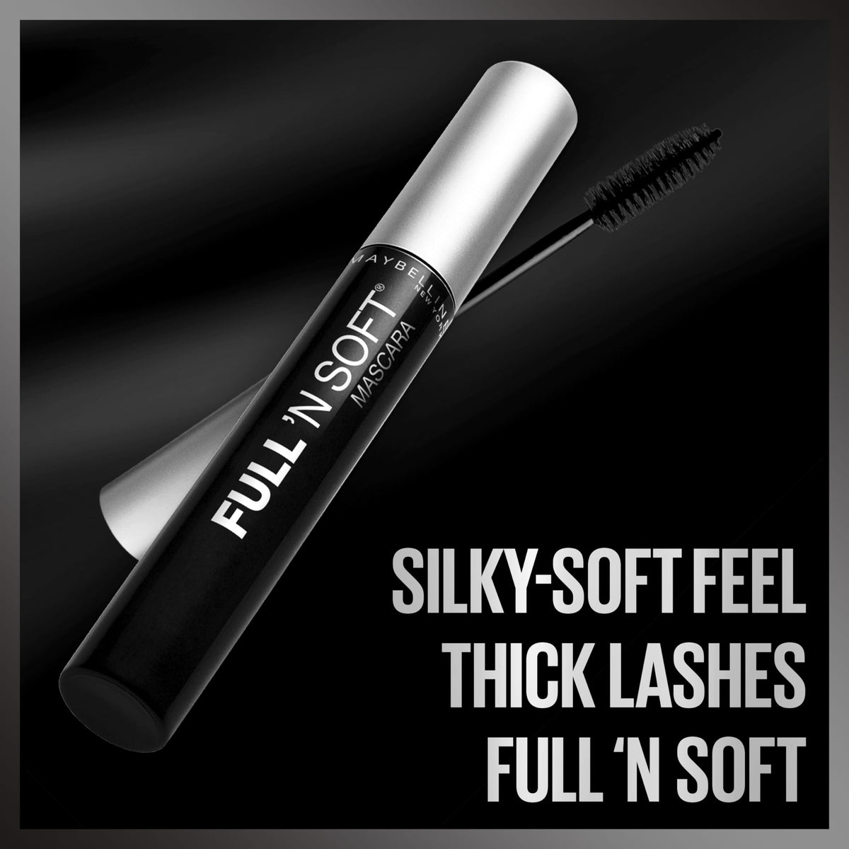 Maybelline New York Full 'N Soft Washable Mascara, Very Black, 1 Count Beauty & Personal Care MAYBELLINE