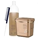 Blonde Me Lightener 9+ Bleach 800g with Blonde Me 6% / 20 Volume Developer 1L and Pin Tail Comb - Professional Hair Bleaching Kit for High Lift Beauty & Personal Care M Hair Designs
