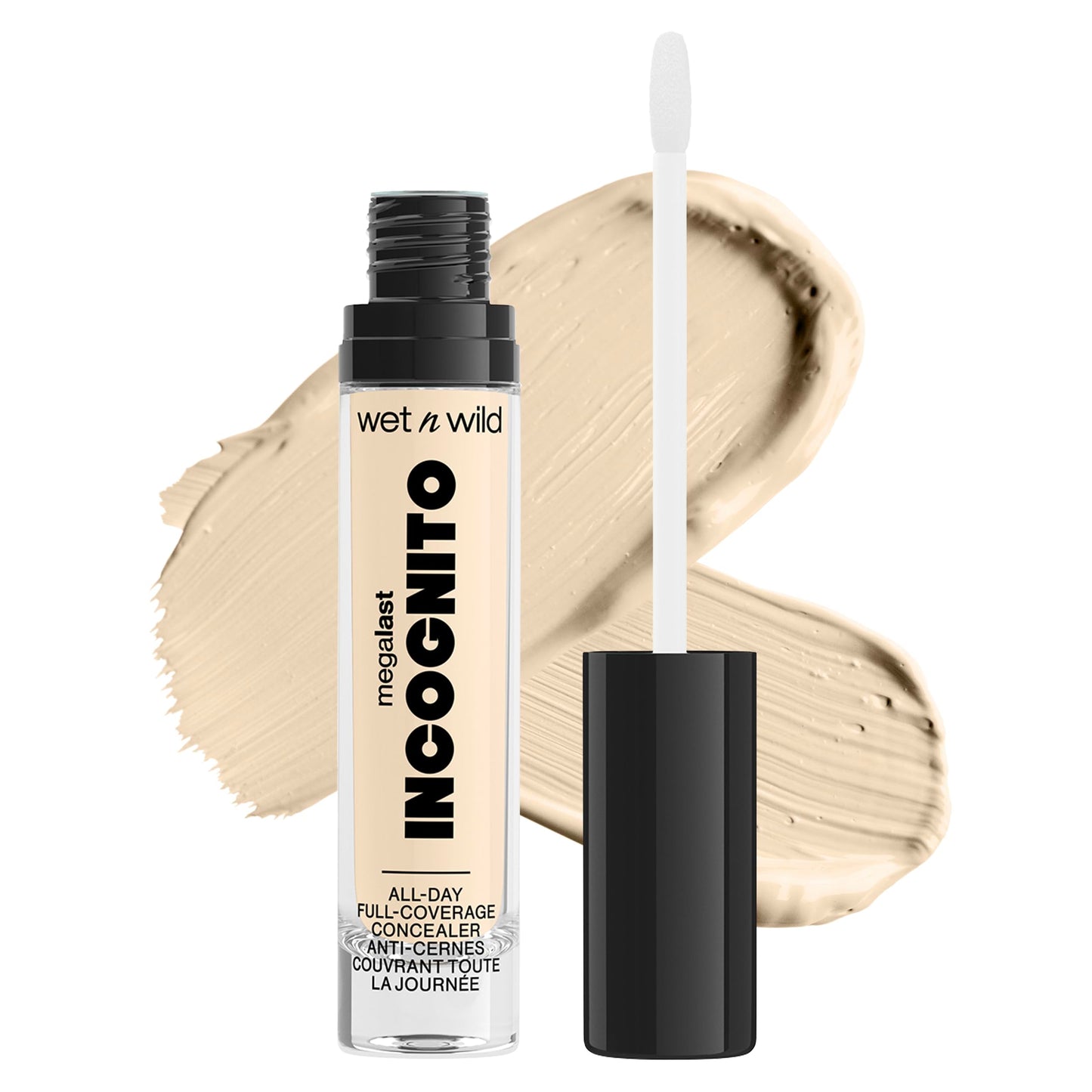 wet n wild Mega Last Incognito AllDay Full Coverage Concealer, Fair, 0.18 Ounce Beauty & Personal Care wet n wild