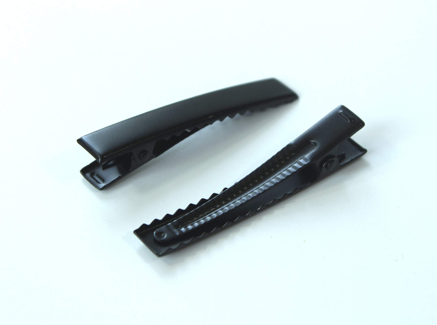 DIY Hair Clip Kit: Black Assorted Size Flat Single Prong Metal Alligator Clip 35mm 46mm 60mm (30pcs) Beauty & Personal Care ALL in ONE