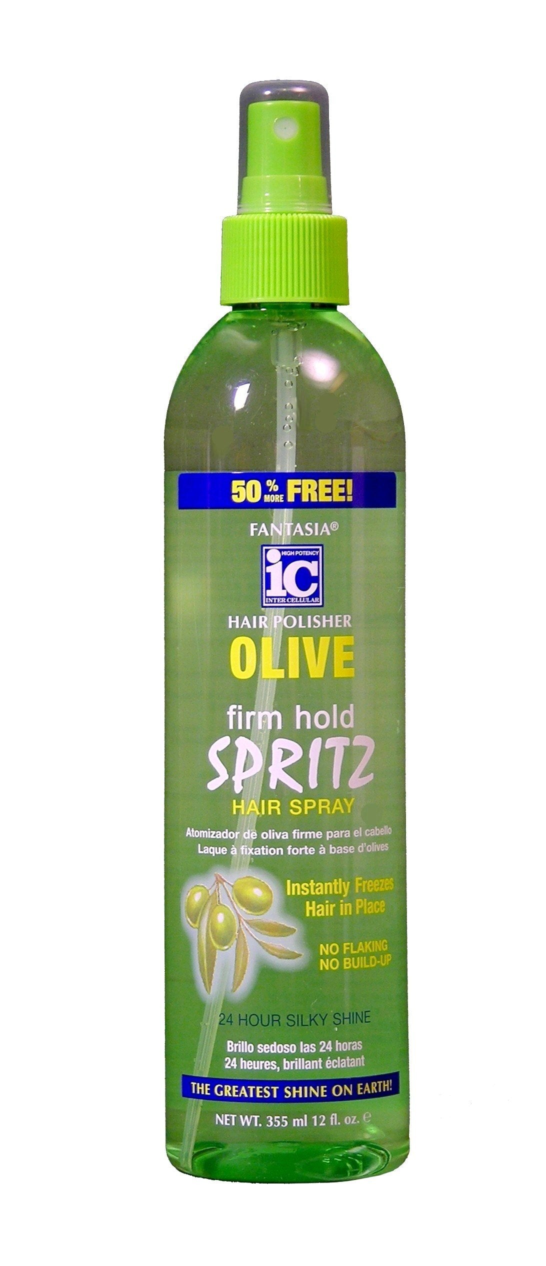 Fantasia Olive Oil Spritz Hair Spray, 12 Fl Oz (651000) Beauty & Personal Care Fantasia