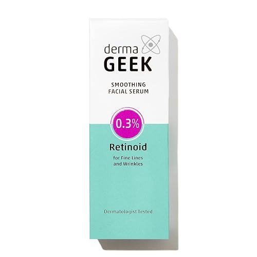 Derma Geek Smoothing Facial Serum 0.3% Retinoid for fine lines and wrinkles Beauty & Personal Care DERMA GEEK
