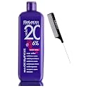 Salerm Cosmetics ALOE VERA Developer Cream Oxidant (w/Sleek Comb) Hydrogen Peroxide Activator for Vision Hair Color Salermvision Haircolor Dye (20 Beauty & Personal Care SALERM
