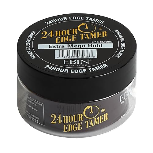 EBIN NEW YORK 24 Hour Edge Tamer, Extra Mega Hold, 2.7 Oz - No Flaking, No White Residue, Shine, Moisture and Prevent Breakage with Castor Oil Beauty & Personal Care EBIN NEW YORK