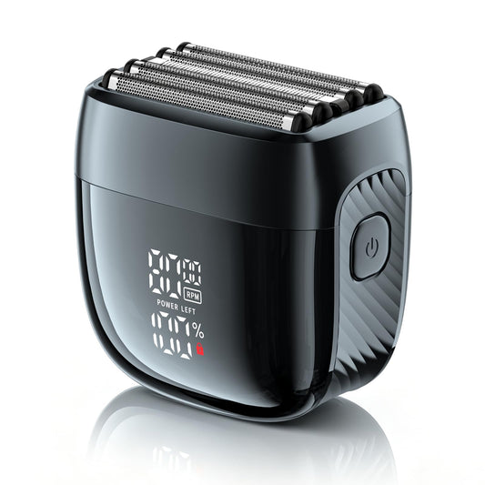 Electric Foll Shaver for Men, Upgraded 5- Blade System, IPX8 Waterproof. LED Display. 2 Power Levels.90-Min Runtime, USB-C Fast Charge, Magnetic Beauty and Personal Care MALEGEBAZ