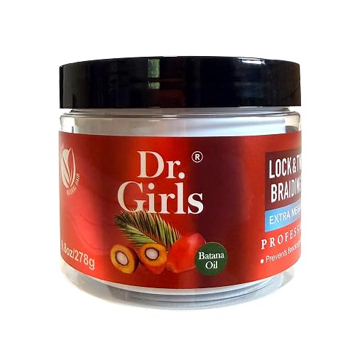 Dr Girls Super Grow Loc & Twists Braiding Conditioning Gel/9.8oz/ Extra Mega Hold (Batana Oil) Beauty & Personal Care R&B Collection