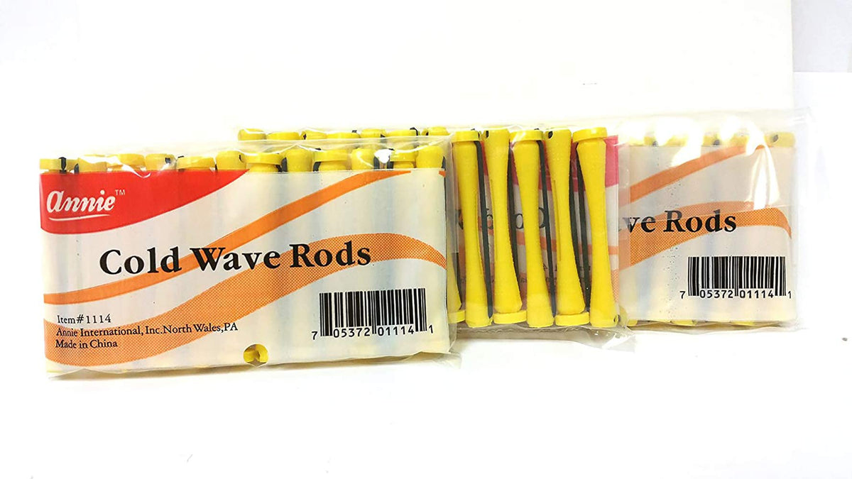3 Packs of Annie Cold Wave Rods(Short) #1114 12Pcs/Pack