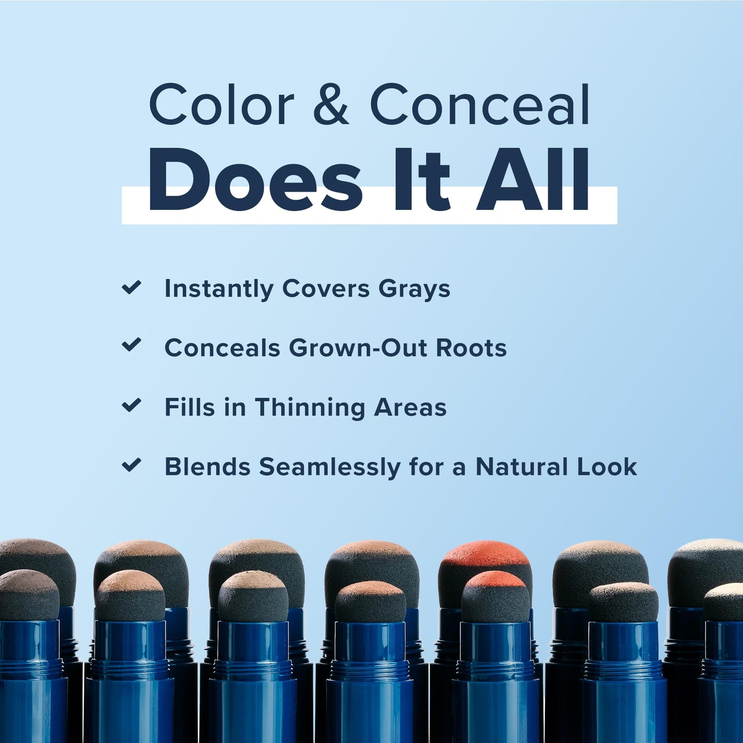 TRUHAIR Color & Conceal Waterproof Root Touch Up Hair Color for Gray Hair Coverage - Instant Root Cover Up Hair Powder for Women & Men - Bald Spot Beauty & Personal Care Truhair