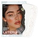 Leterly 24 Pcs Glitter Freckles Face Tattoo,Rose Gold Face Glitter Makeup Patches Cute Sparkle Freckles Patches Waterproof Makeup Speckles for Face Beauty & Personal Care Leterly
