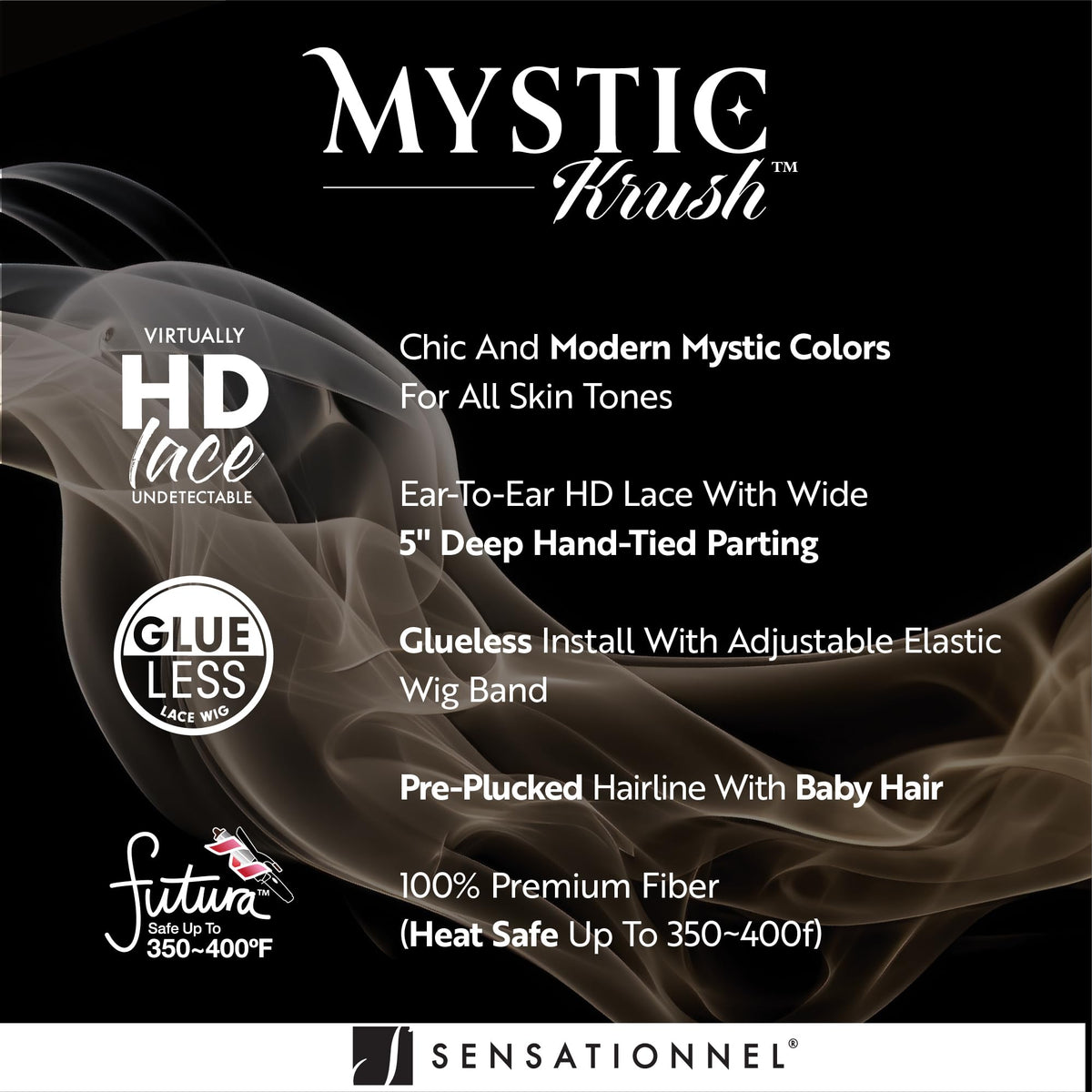 Sensationnel Shearmuse Mystic Krush LaceWig-Esme, BALAYAGEMUSHROOMBLONDE