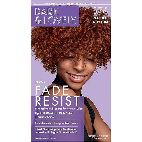 Dark and Lovely Fade Resistant Rich Conditioning Color, No. 376, Red Hot Rhythm, 1 ea Beauty & Personal Care Dark & Lovely