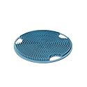 Boie USA Flat Body Scrubber - Soft Silicone-Like Exfoliating Shower Scrubber & Body Cleansing Brush - Stick-to-Wall Loofah Replacement - Antimicrobial Beauty & Personal Care Boie USA