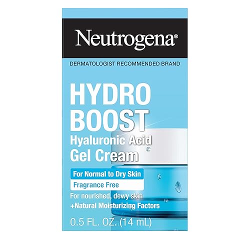 Neutrogena Hydro Boost Gel Cream Fragrance Free, Hyaluronic Acid Facial Moisturizer for Normal to Dry Skin, Lightweight Gel Moisturizer for Hydrated Beauty & Personal Care Neutrogena