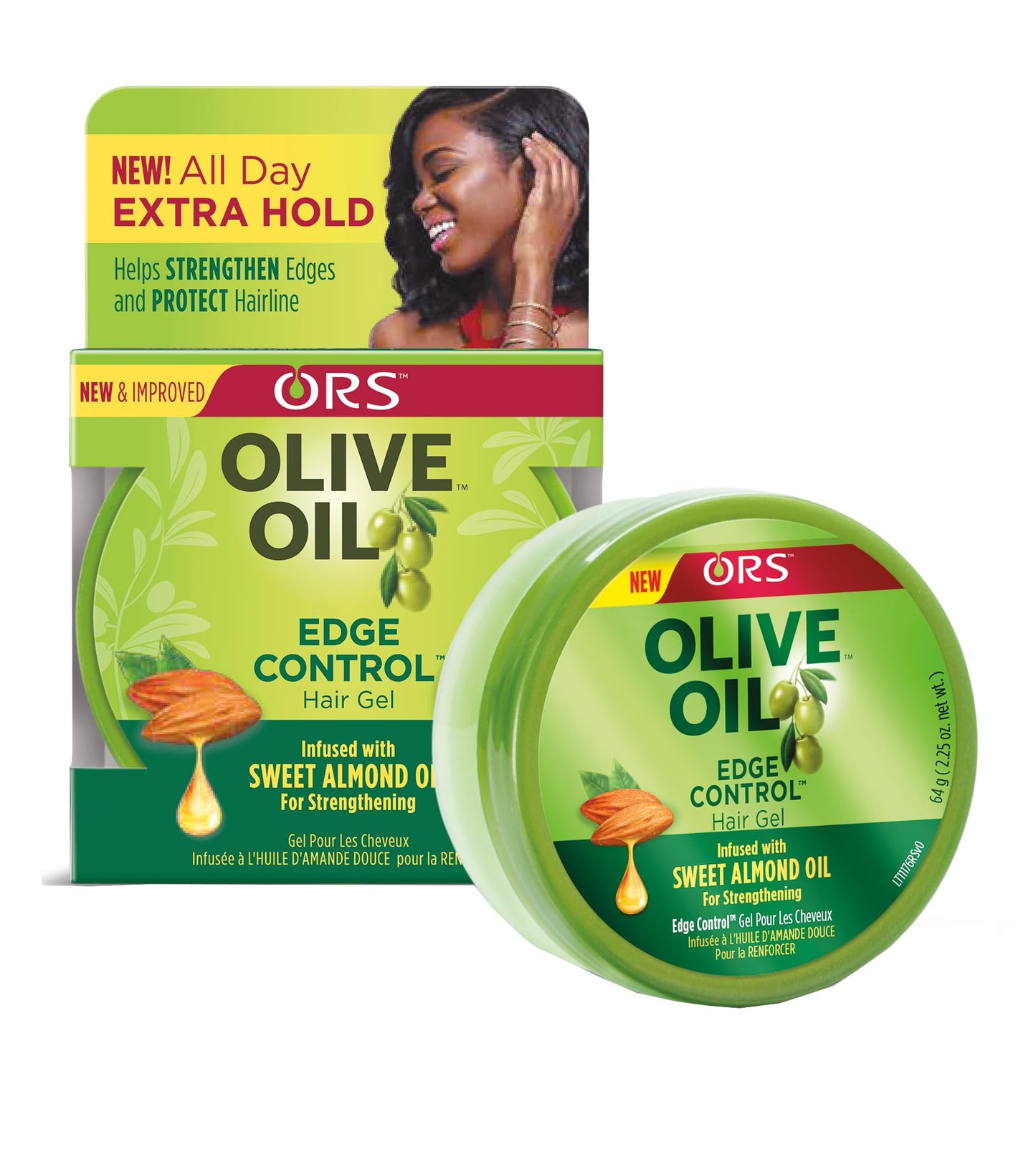 ORS Olive Oil Edge Control Hair Gel, 2.25 Ounce Beauty & Personal Care ORS