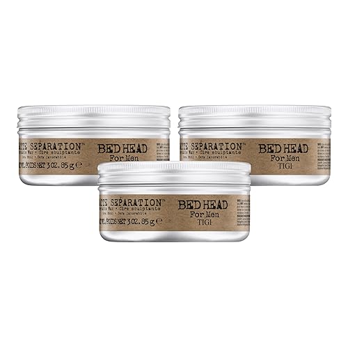 TIGI Bed Head for Men Matte Separation Workable Wax - Use for Strong Hold - For Men's Hairstyles - Use on Damp or Dry Hair - Premium Strong Hold Hair Beauty & Personal Care Bed Head