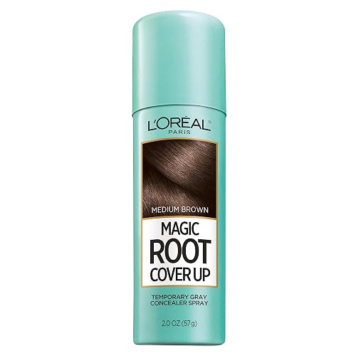 L'Oreal Paris Magic Root Cover Up Gray Hair Spray, 100% Gray Hair Coverage with Buildable, Lightweight, Transfer-Resistant, and Temporary Formula Beauty & Personal Care L'Oreal Paris