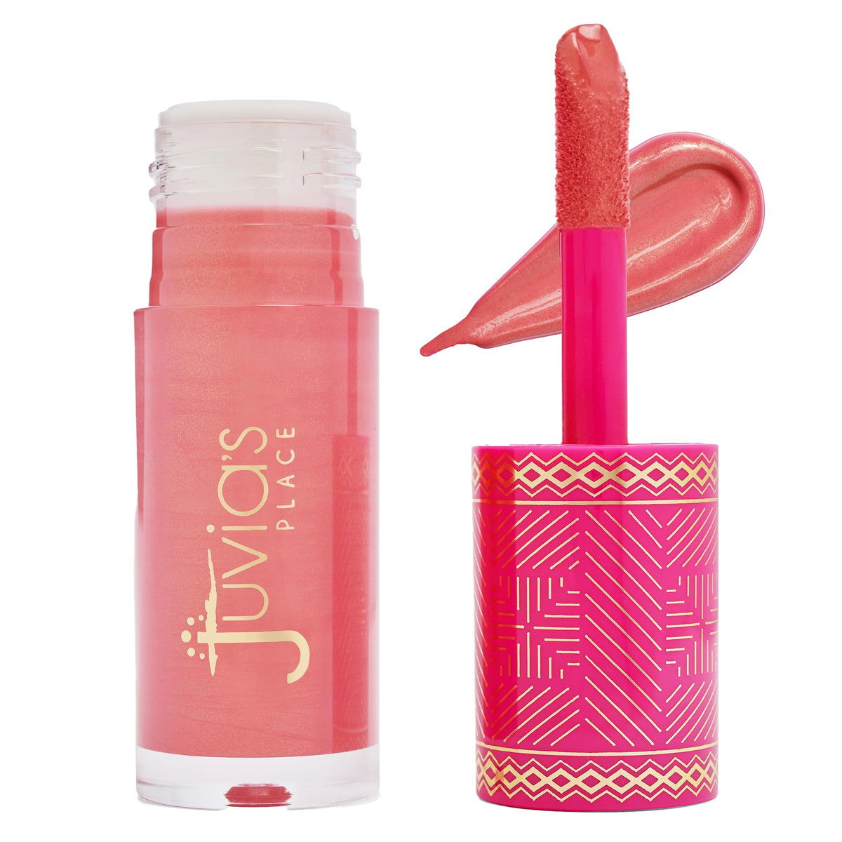 Juvia's Place Blushed Liquid BlushLighter - Soft Tulip Glow - Liquid Blush for Cheeks with Luminous Glow, Long-Wearing, Buildable & Highly-Pigmented
