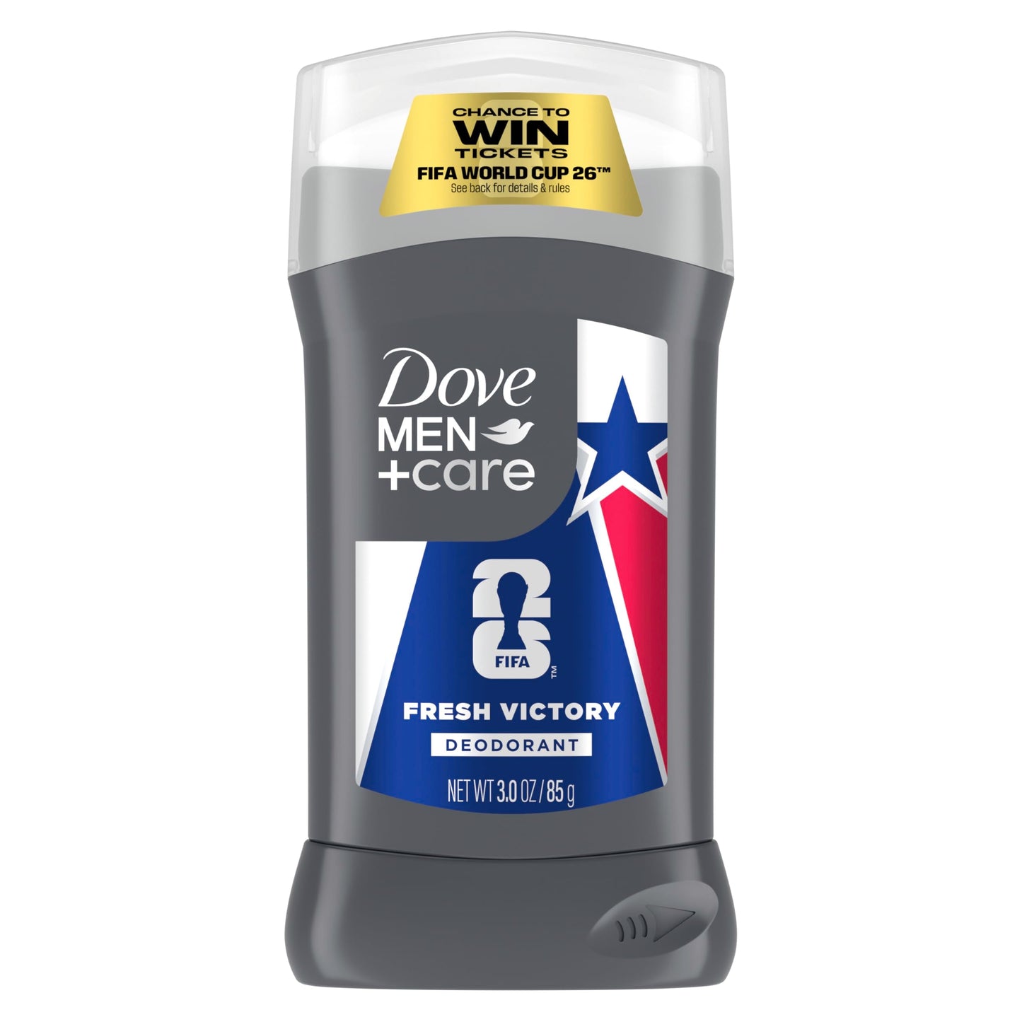 DOVE MEN + CARE Limited Edition FIFA Deodorant Stick for Men Fresh Victory for 72H Protection Neutralizes Odor 3.0 oz Beauty and Personal Care DOVE MEN + CARE