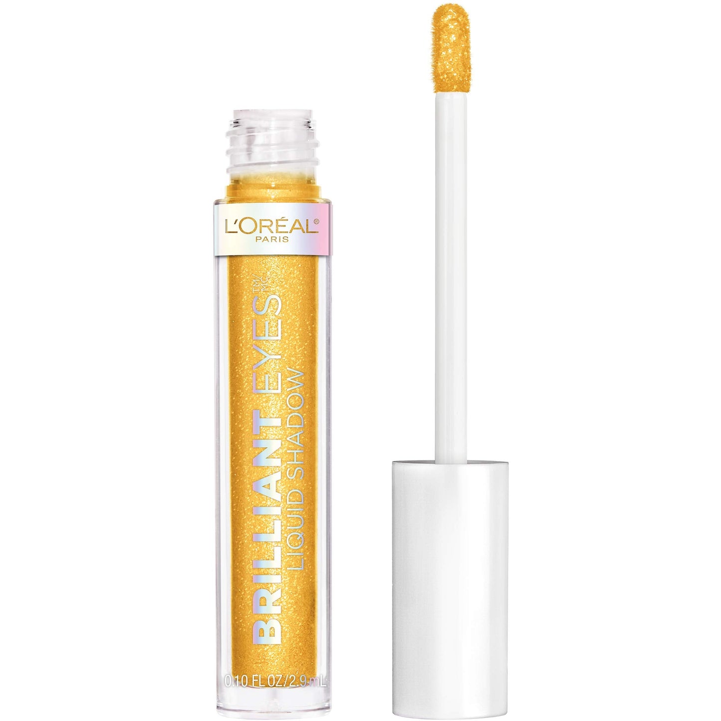 L’Oréal Paris Brilliant Eyes Shimmer Liquid Eye Shadow Makeup, Crown Gold, 0.1 oz. Beauty & Personal Care L'Oreal Paris