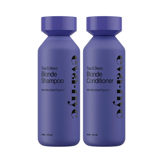 Eva NYC Purple Shampoo and Conditioner Set - Gentle, Anti-Brass Formula for Blonde, Gray, and Lightened Hair - Adds Shine, Softens, and Deep Beauty & Personal Care EVA·NYC