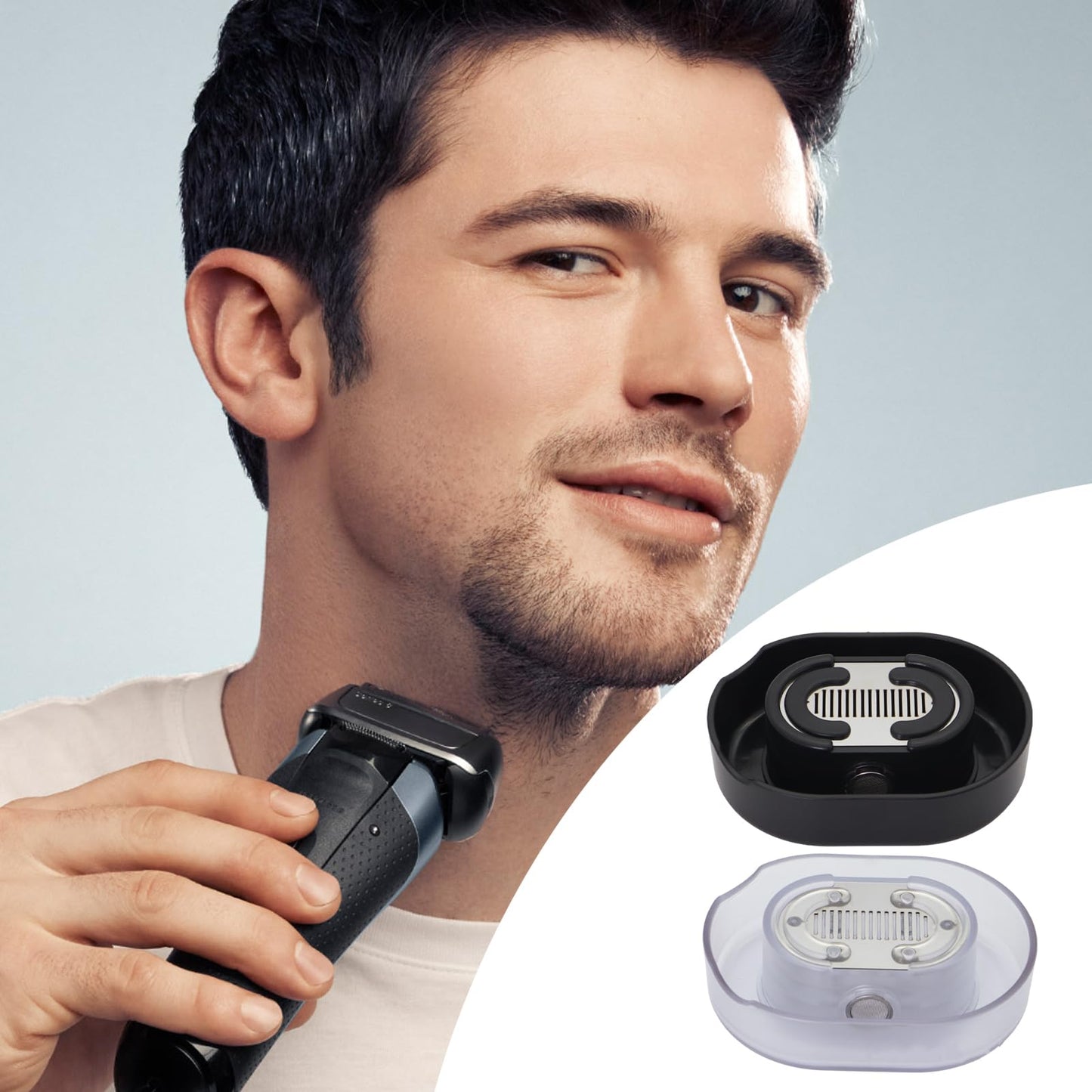 Mens Shaving Shaver Rinser Portable Shaver Rinser Save Water Shaver Storage Rack For Most Head Shaver Beauty and Personal Care Ddujbtp