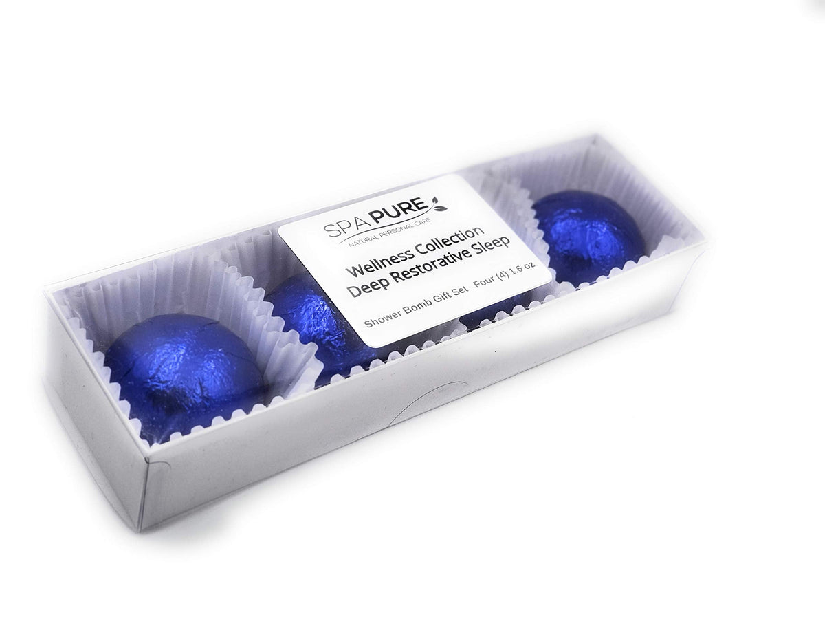 Spa Pure DEEP Restorative Sleep Aromatherapy Shower Steamers Bombs - Shower Bombs with Essential Oils - Unisex Bath Melts - Self Care and Relaxation… Beauty & Personal Care Spa Pure