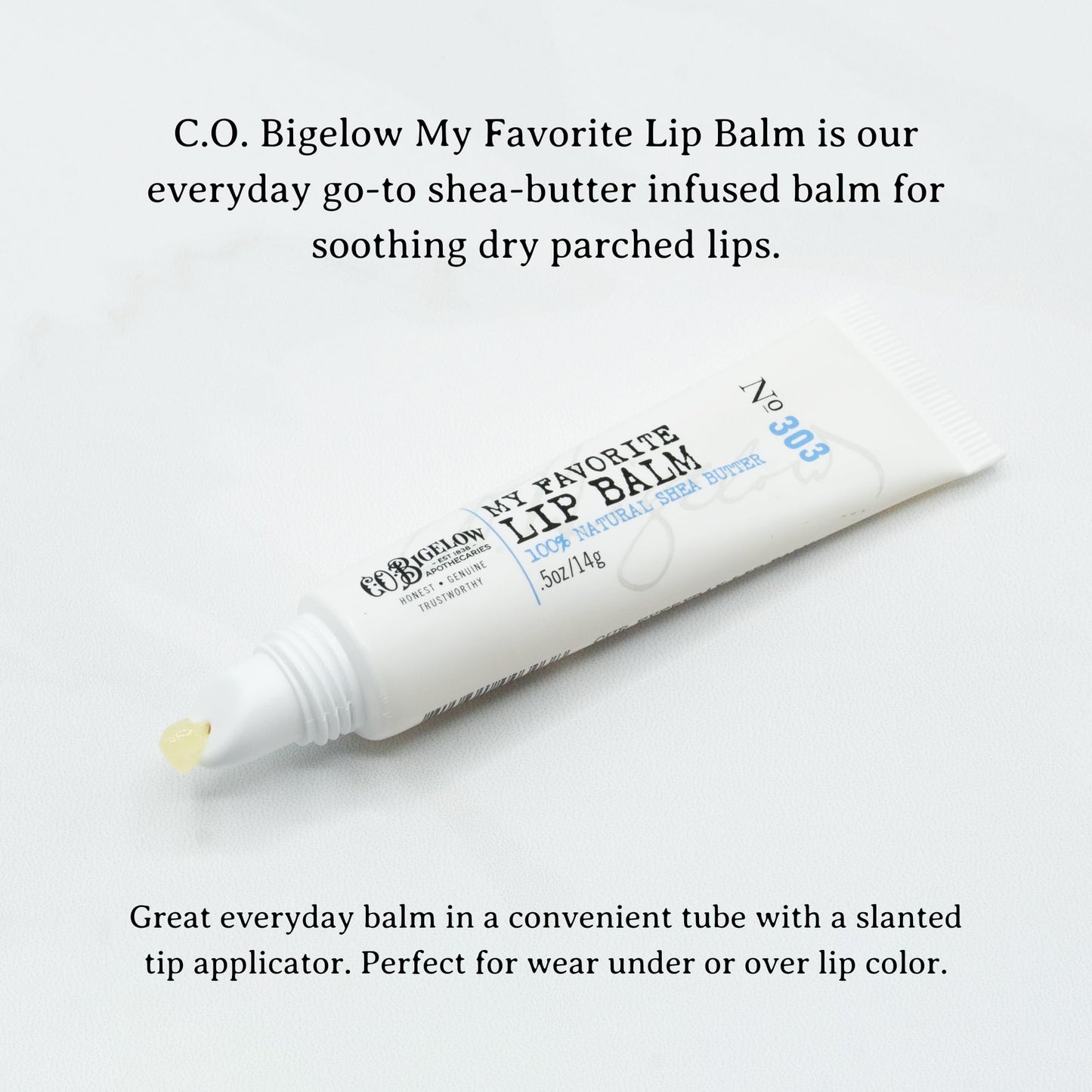 C.O. Bigelow Assorted Lip Balm Tubes Trio, Rose Salve, My Favorite Lip Balm, & Mentha Shine, Pack of 3 Lip Care Set, 0.5 oz Beauty and Personal Care C. O. Bigelow
