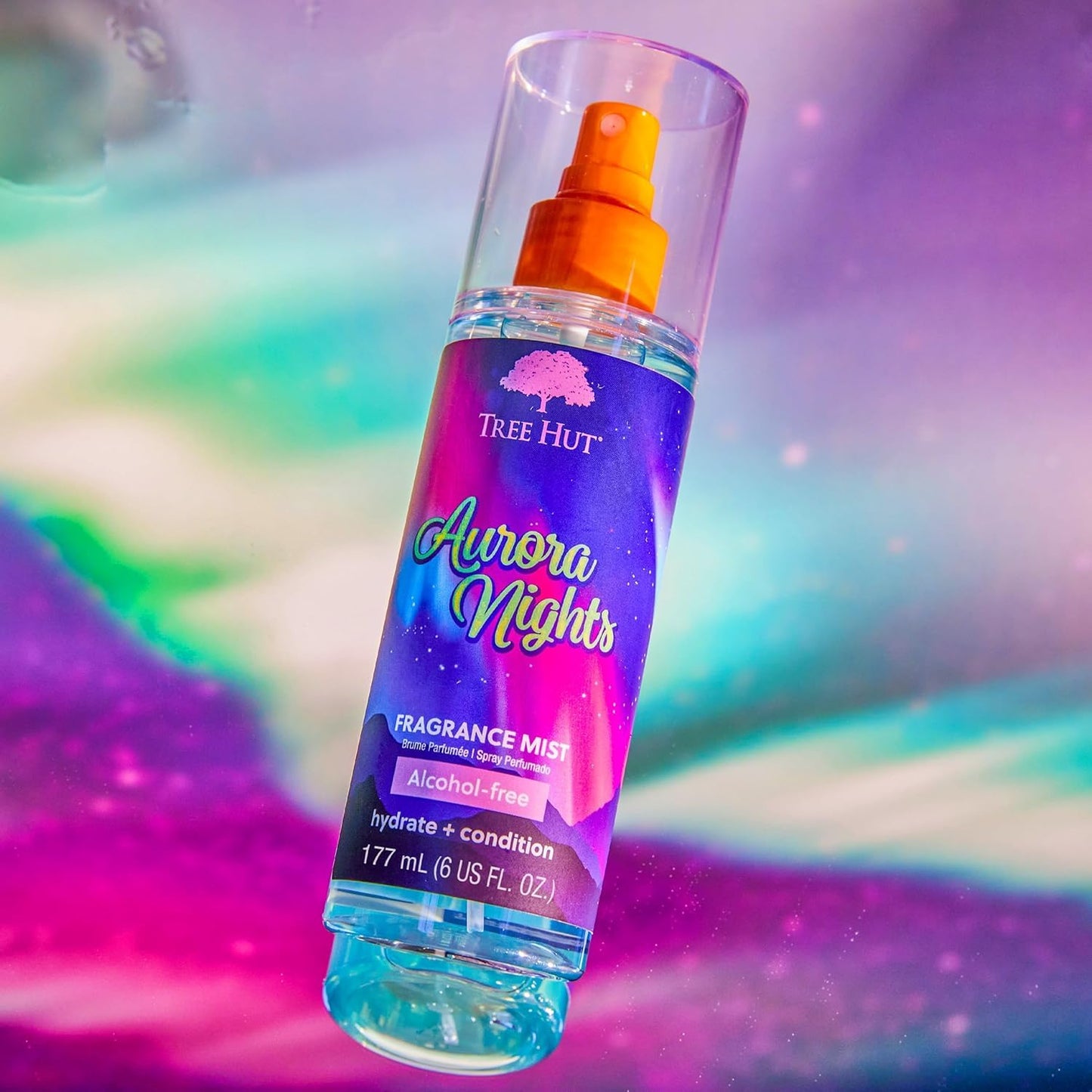 Tree Hut Aurora Nights Fragrance Mist, Hydrating, Alcohol-Free Formula, Cozy Scent with Warm Pistachio and Toasted Marshmallow Notes, 6 fl oz Beauty & Personal Care Tree Hut
