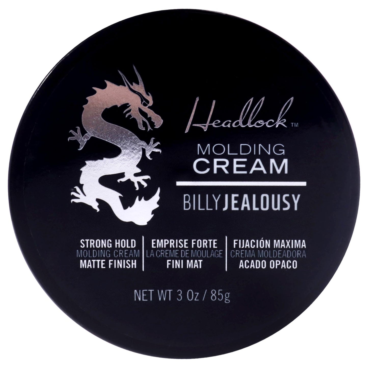 Billy Jealousy Headlock Hair Molding Cream, Hair Styling Cream for Men with Strong All-Day Hold, Natural Matte Finish Styling Agent for All Lengths, 3 Beauty & Personal Care Billy Jealousy