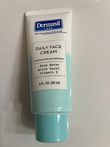 Dermasil Labs Daily Face Cream with Rose Water, Witch Hazel & Vitamin E, 2 FL OZ Beauty & Personal Care Dermasil