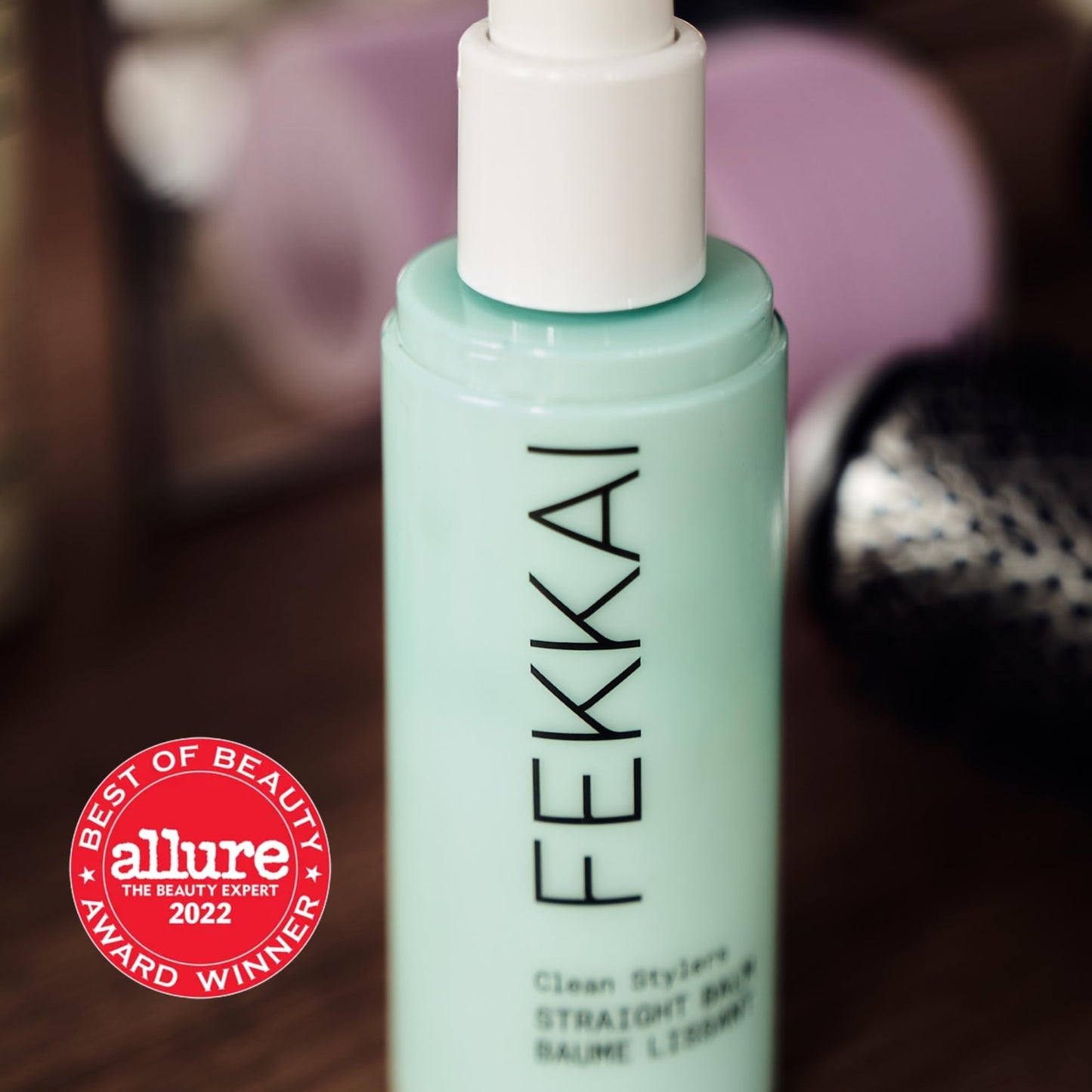 Fekkai Clean Stylers Straight Balm - 5 oz - Lasting Frizz Control & Heat Protection for Sleek Hair - Reduces Blowout Time - Vegan, Cruelty-Free Beauty & Personal Care Fekkai