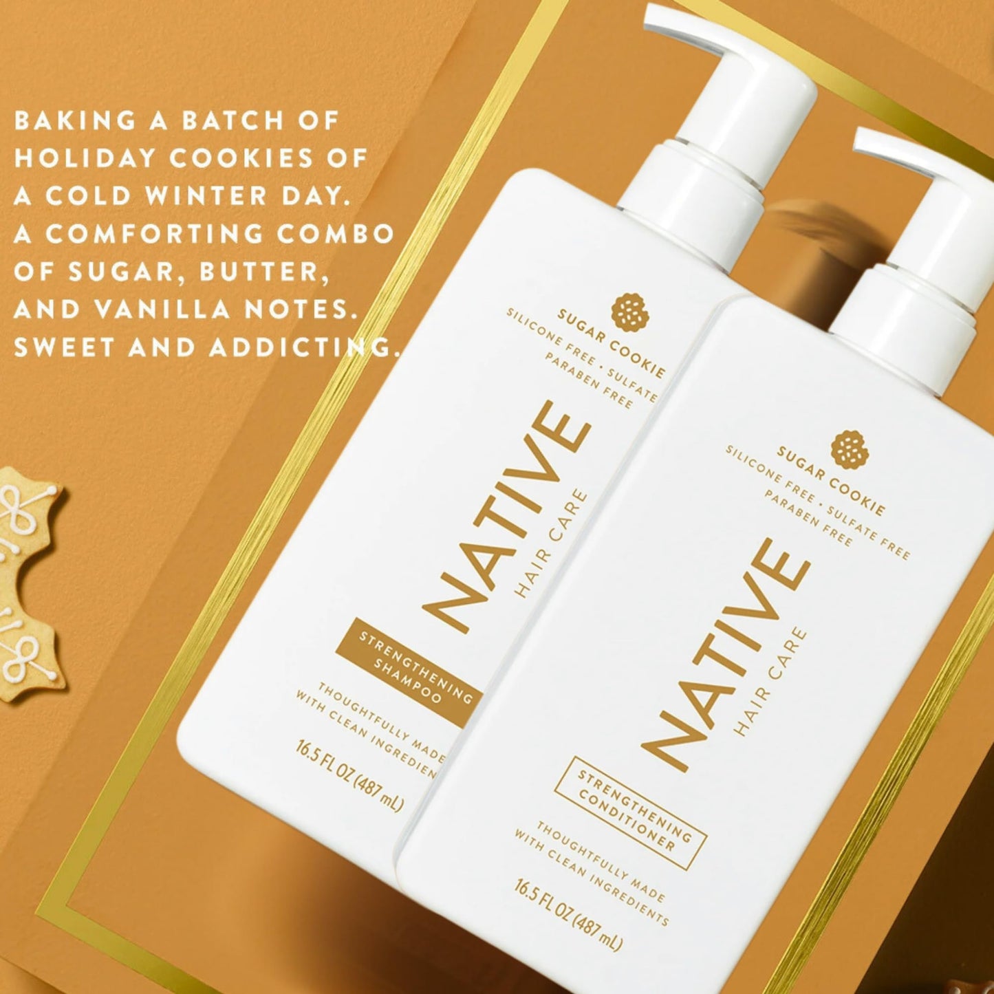 Native Shampoo & Conditioner Limited Edition Scents (Sugar Cookie) Beauty & Personal Care Native